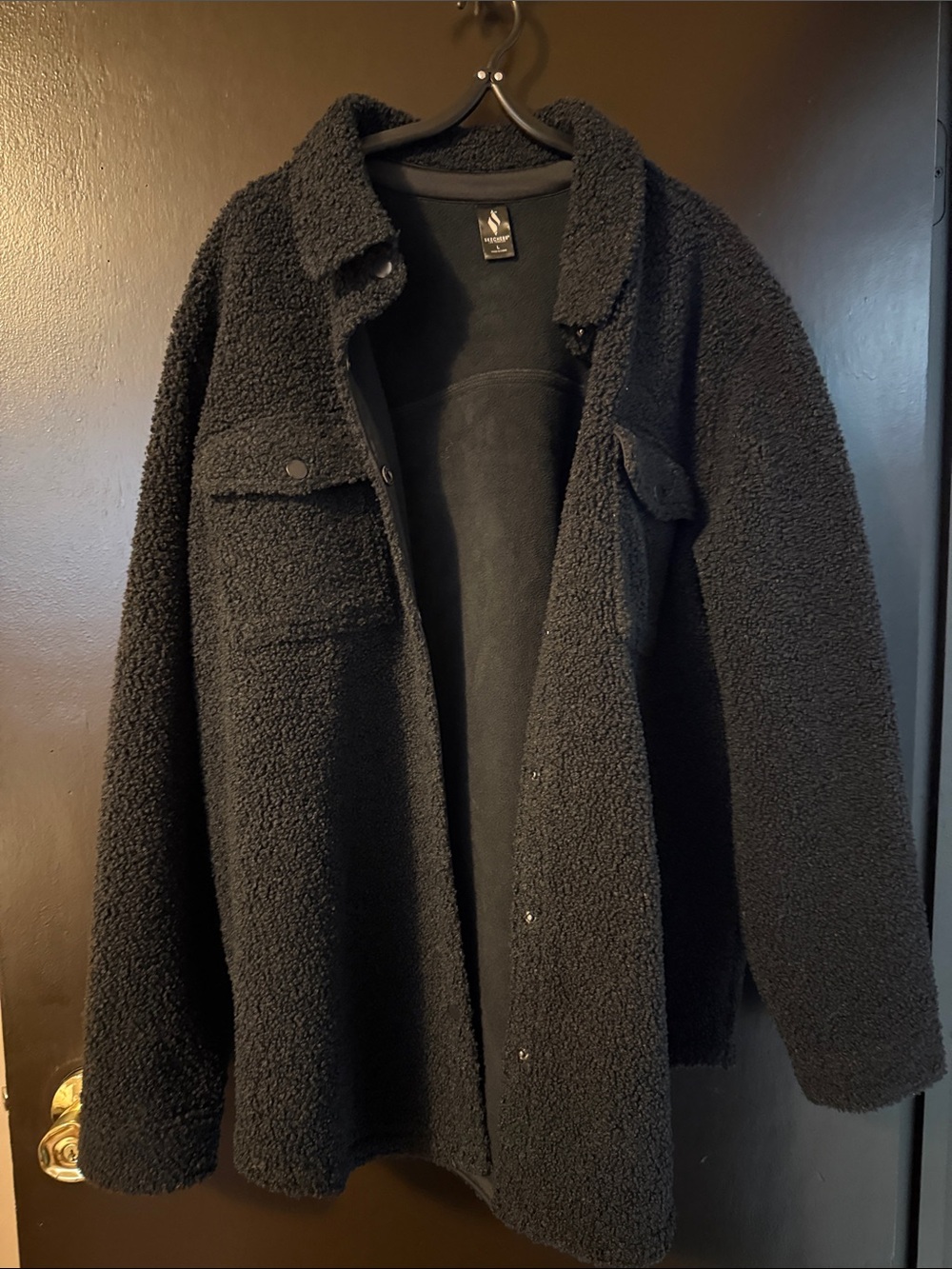 Sketchers Brand Women's Black Sherpa Jacket